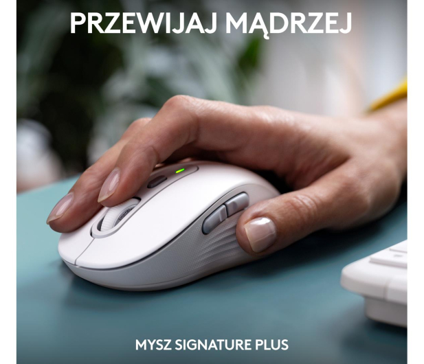 LOGITECH MK950 biały 920-012491 - 1233178 - zdjęcie 13